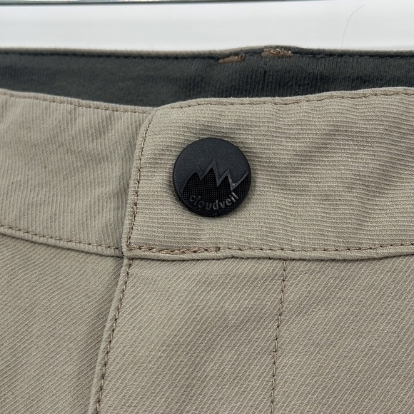 Cloudveil Outdoor Hiking Cargo Pants Khaki Mens Size 32 - Picture 3 of 12